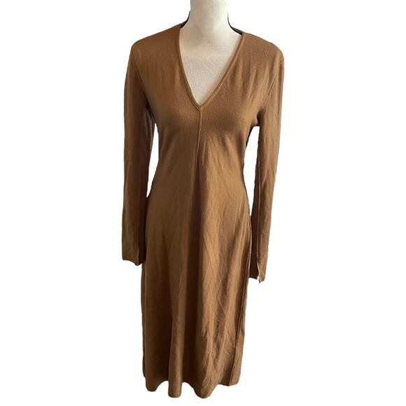 Rag and Bone Long Sleeve Wool Midi Dress Size Small New Retails $450 - Picture 2 of 7